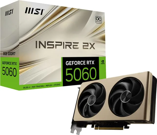 MSI GeForce RTX 5060 8G Inspire 2X OC