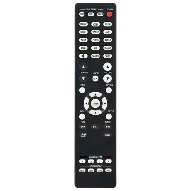 Fjärrkontroll Ersättning RC-1256 För Denon Förstärkare
