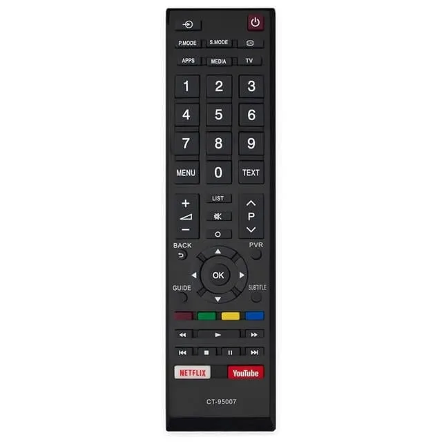 MTK Fjärrkontroll Ersättning för Toshiba CT-95007
