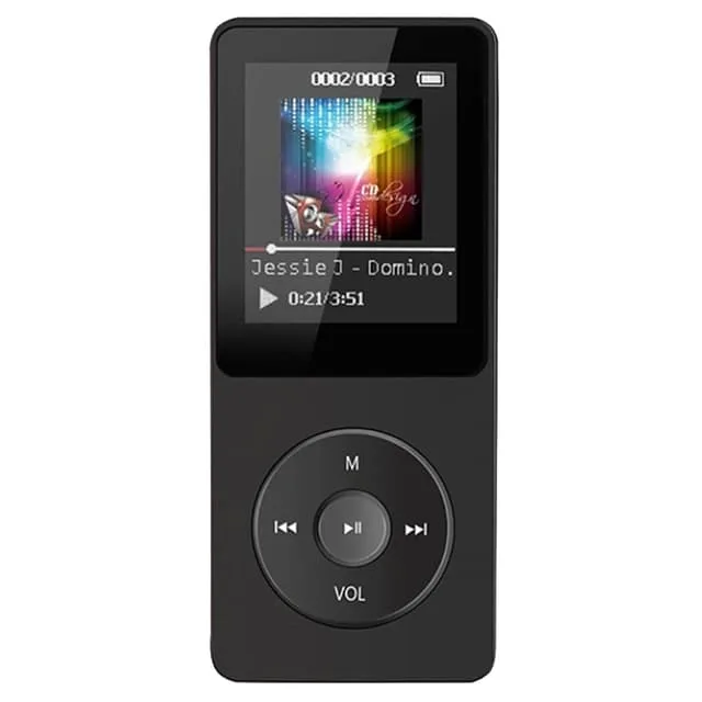 T1 1,8" skärm MP4 Musikspelare Bluetooth E-bok FM-radio (inkl 64GB Minneskort)
