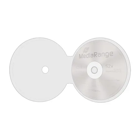 MediaRange BOX86 C-shell-fodral för 1 skiva, transparent