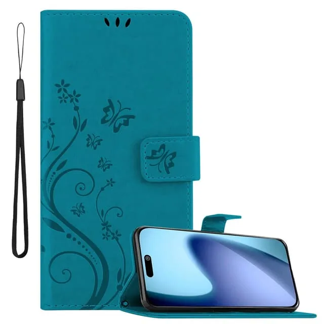 Cadorabo iPhone 17 Plånboksfodral Skal Blommor