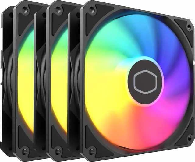 Cooler Master MF 120 Lite ARGB fläkt (3-pack, svart)