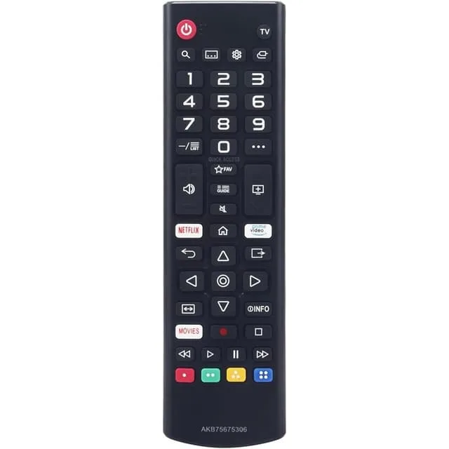 MTK ersättningsfjärrkontroll för AKB75675306 till LG TV