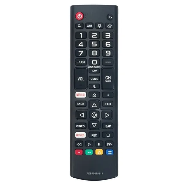 MTK ersättningsfjärrkontroll för AKB75675313 till LG TV