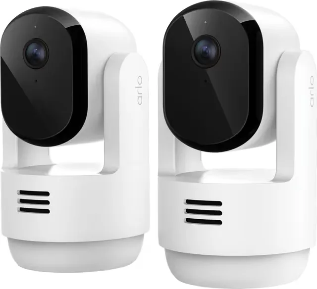 Arlo Essential 3 2K inomhuskamera med pan/tilt/zoom
