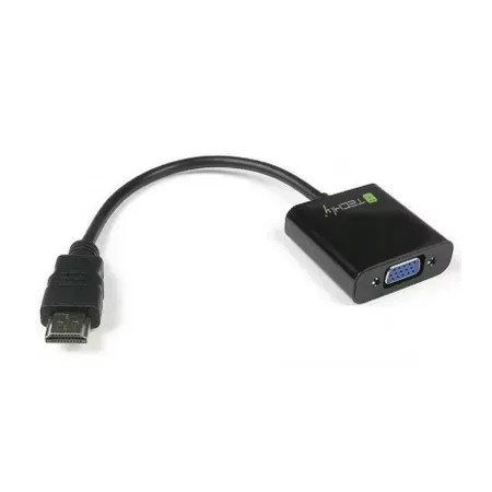 Techly IDATA-HDMI-VGA2 videoadapter HDMI till VGA, svart
