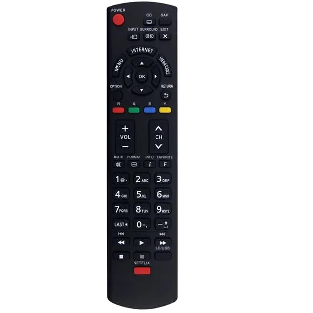 MTK ersättningsfjärrkontroll för N2QAYB000779 till Panasonic TV