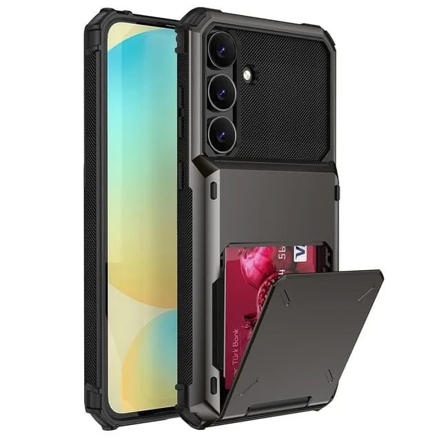 Skalo Samsung S25 FE Armor Flip Korthållare Skal