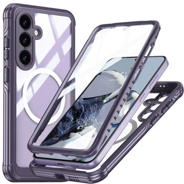 Skalo Samsung S25 FE Stötsäkert Hybrid Skal + Skärmskydd