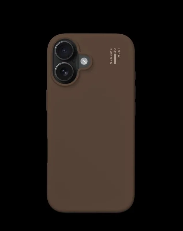 Silicone Case MagSafe iPhone 16 Mocha Mousse