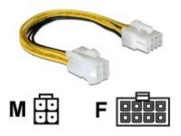 Delock - adapter för effektkontakt