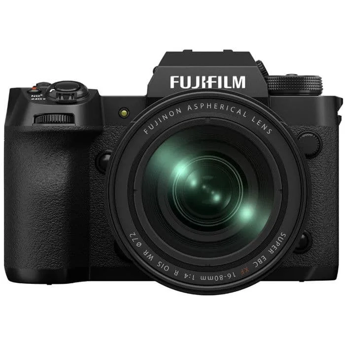 Fujifilm x-h2 systemkamera med 16-80 mm objektiv