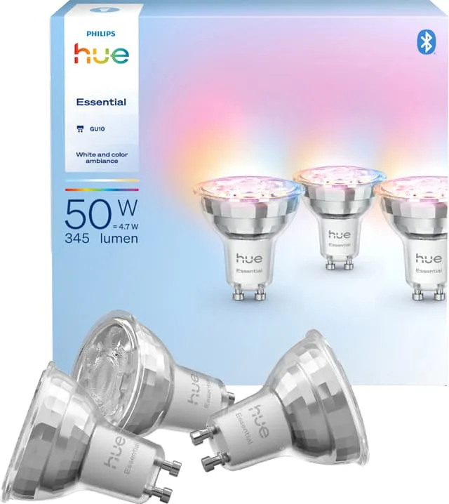 Philips Hue  E WCA 345 GU10 3P EU