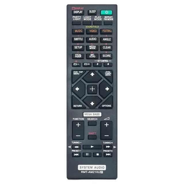 MTK ersättningsfjärrkontroll för RMT-AM210U till Sony