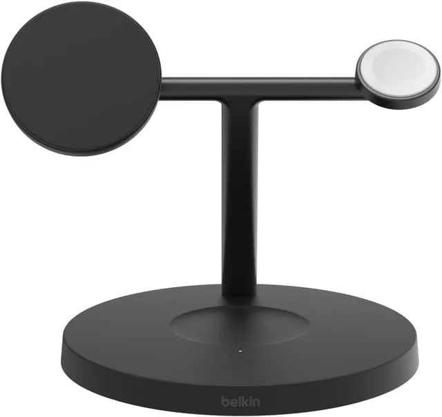 Belkin BoostCharge Pro 3-in-1 Qi2 trådlöst laddningsstativ