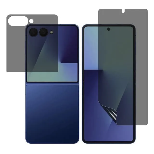 Skalo Samsung Z Flip7 Privacy Heltäckande Fram+Bak Skärmskydd