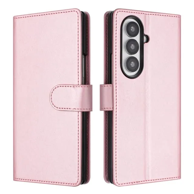 Skalo Samsung Z Fold7 PU-Läder Plånboksfodral