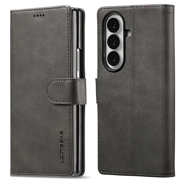 Skalo Samsung Z Fold7 LC.IMEEKE Premium PU-läder Plånboksfodral