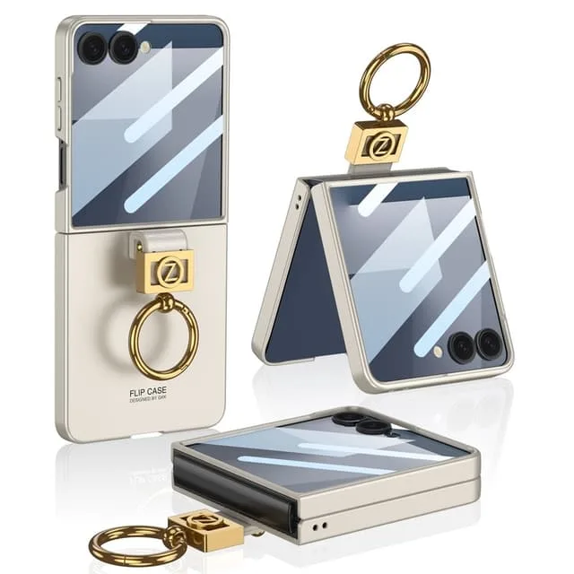 Skalo Samsung Z Flip7 GKK Guldring Skal
