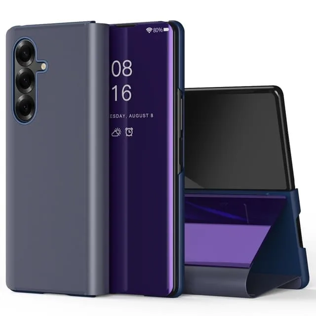 Skalo Samsung Z Fold7 Clear View Plånboksfodral