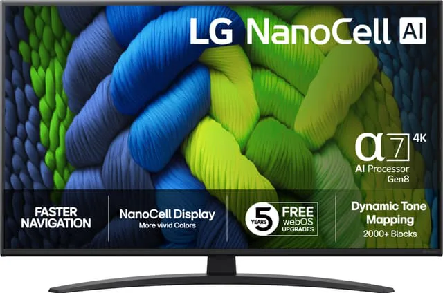 LG 43" NANO 82 4K NanoCell TV
