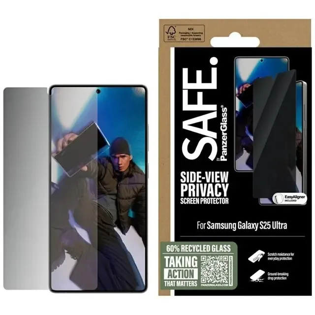 PanzerGlass SAFE Galaxy S25 Ultra Härdat Glas