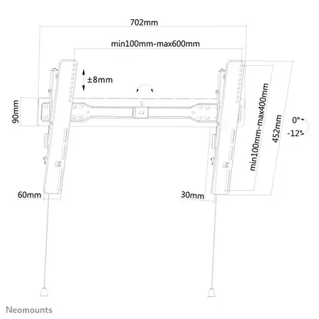 Neomounts LED-W650 fäste