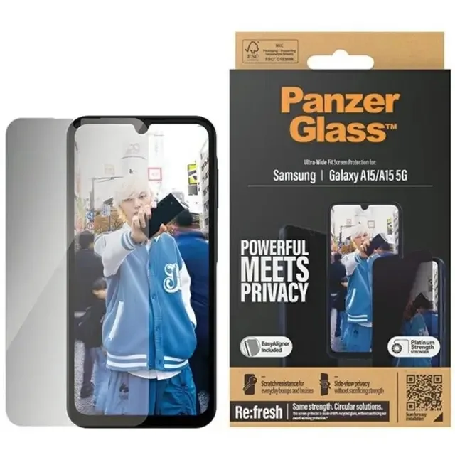 PanzerGlass Skärmskydd Samsung Galaxy A15, Transparent