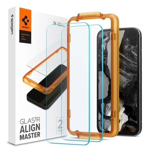 Spigen [2-Pack] Google Pixel 8A Härdat Glas