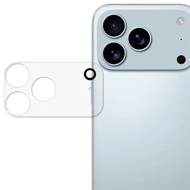 Skalo iPhone 17 Pro Max 3D Linsskydd/Kameraskydd Härdat Glas
