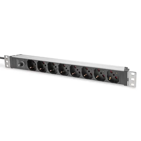 Digitus DN-95410-IT 1U-rackuttag, 8 uttag