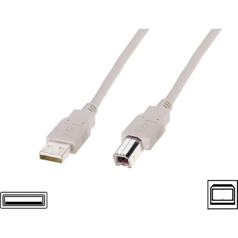 Digitus AK-300102-018-E USB-kabel USB 2.0 1,8 m