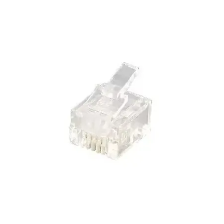 Equip 121121 skarvkoppling RJ-12 (6P4C) Transparent