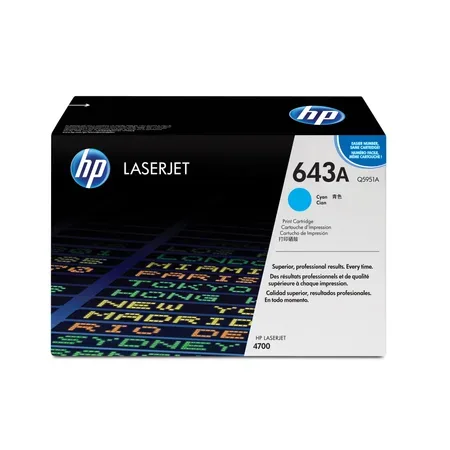 HP 643A - cyan - original - LaserJet