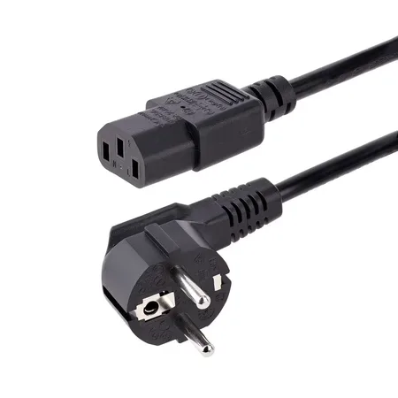 StarTech.com Nätkabel Schuko till C13, 1 m, svart, 10 A