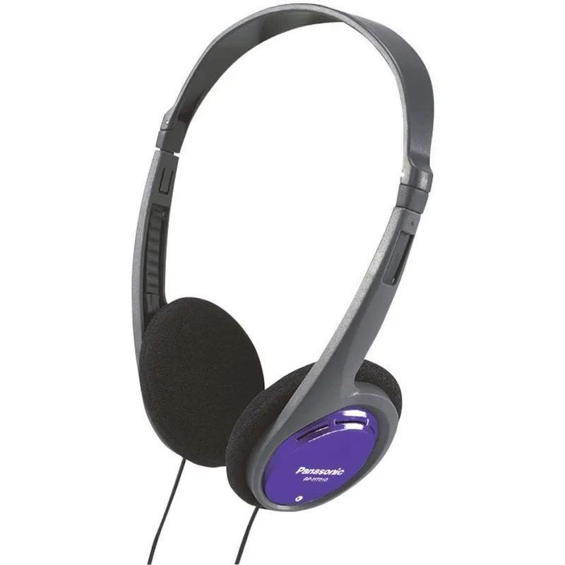 Panasonic RP-HT010 On Ear hörlurar Sladd Svart