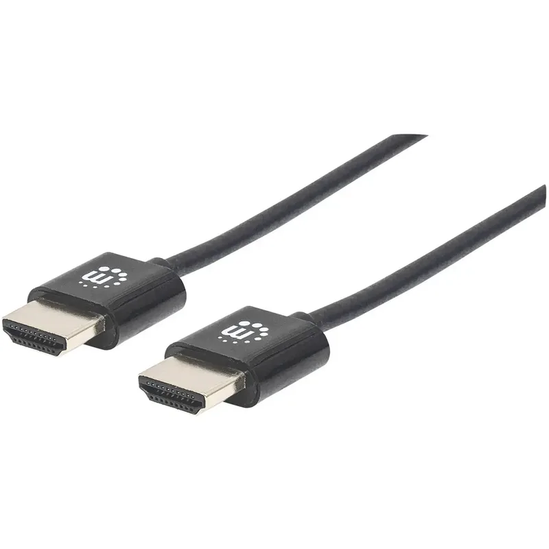 Manhattan 394376 HDMI-kabel 3 m HDMI Type A (Standard) svart