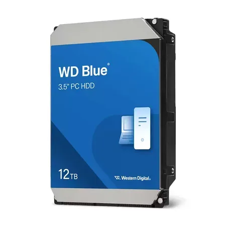 WD Blue 12 TB hårddisk, 7200 rpm
