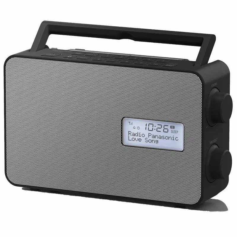 Panasonic RF-D30BTEG-K radio med FM, DAB+ och Bluetooth, svart