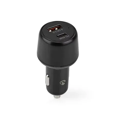 Nedis CCPD65W100BK bilstömsadapter, snabbladdning