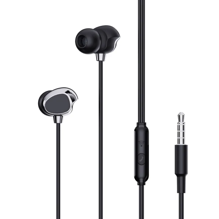 XO trådbundna hörlurar EP53 jack 3,5mm svart