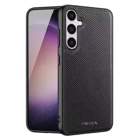 Nevox StyleShell Nylo mobilskal för Galaxy S25+, kolfiber