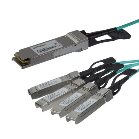 StarTech.com AOC-breakoutkabel för Cisco QSFP-4X10G-AOC7M, QSFP+ till 4x SFP+, 7 m
