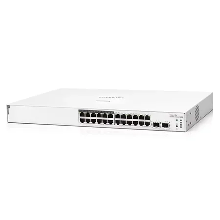 HPE Aruba Networking Instant On Switch 24p Gigabit CL4 PoE 2p SFP 195W 1830 Administrerad