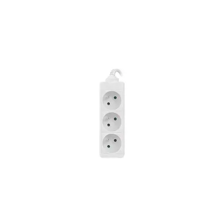 Lanberg PS0-03E-0300-W grenuttag, 3 uttag, 3 m, vit