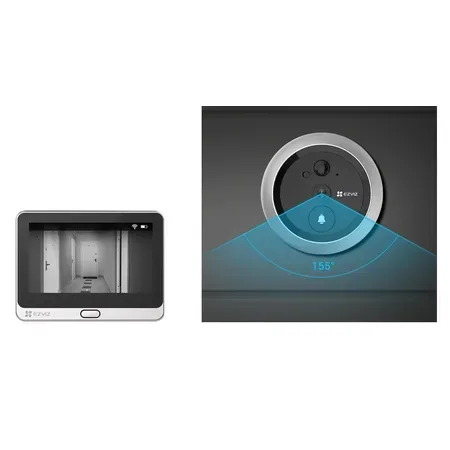 EZVIZ DP2C videointercom, 2 MP, 4,3 tum, silver