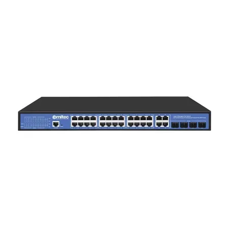 Ernitec hanterad L2+-switch, 24 portar