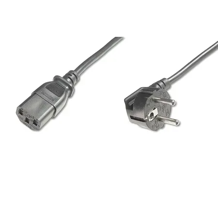 Digitus AK-440100-025-S strömkabel CEE 7/7 till IEC C13, 2,5 m, svart