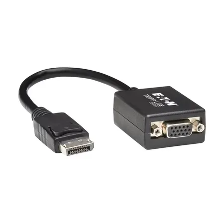 Eaton Tripp Lite Series 6in DisplayPort to VGA Adapter Active Converter DP to VGA